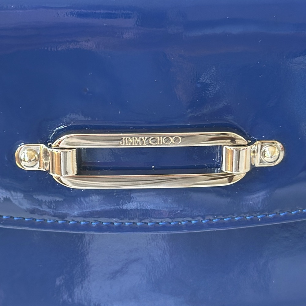 Jimmy Choo Patent Leather Clutch / Crossbody - Picture 3 of 17